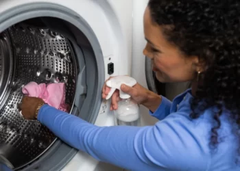 black flakes in washing machine