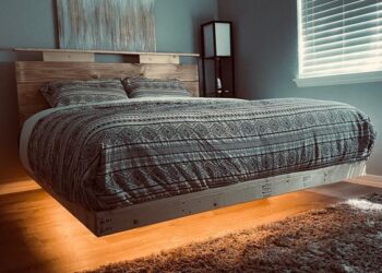 Floating bed