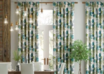 Using Luxurious Fabrics to Create Eye-Catching Feature Window Dressings