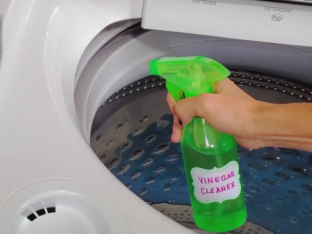 Use lemon juice or vinegar for Cleaning washing machine