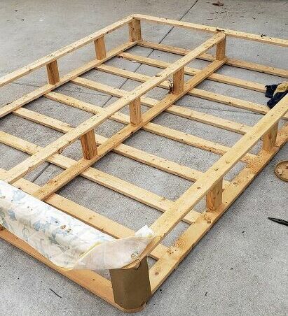 Alternatives to floating bed frame - Box Spring Frame
