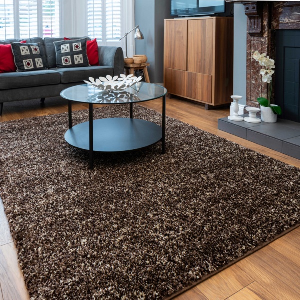 Chocolate Brown Rugs For Beige Couch