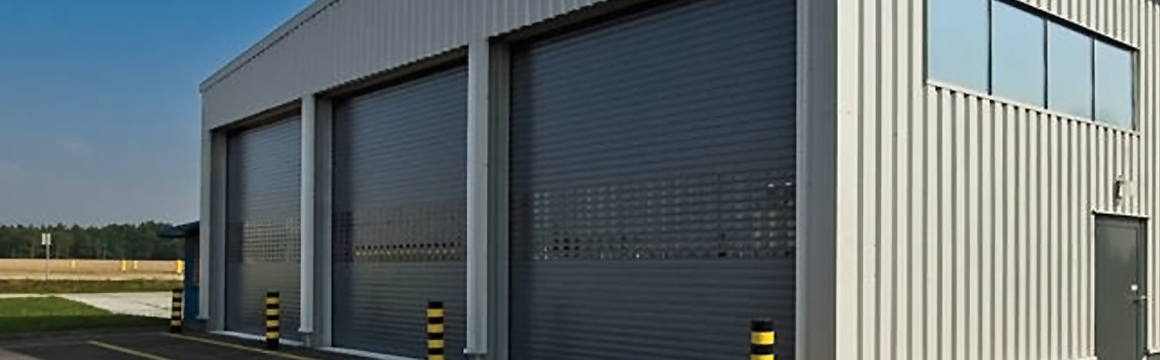 Double-wall commercial security shutters