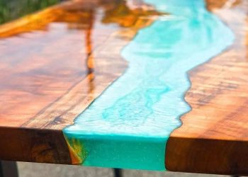 Epoxy Resin River Table