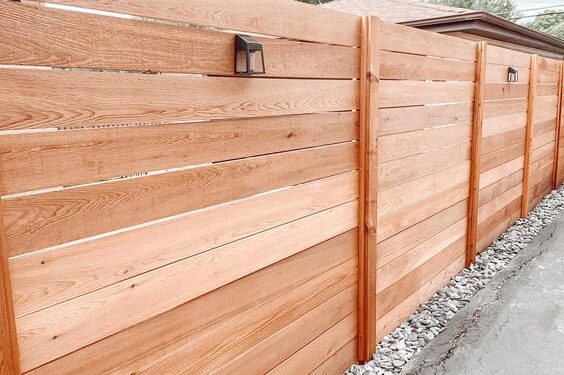 14 Horizontal Fence Ideas