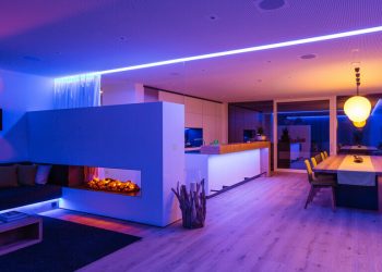 Blue neon color led light