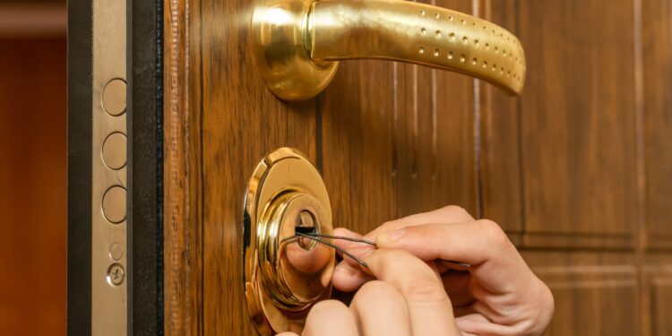 How to unlock a door locked from the inside?