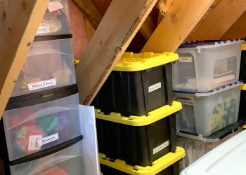 Organize attic