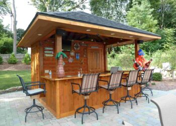 How  Do You Make an Outdoor Bar from a Shed?