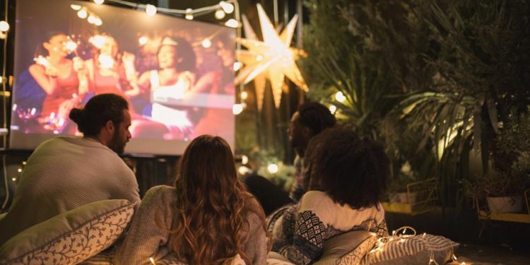 Perfect Backyard Movie Night