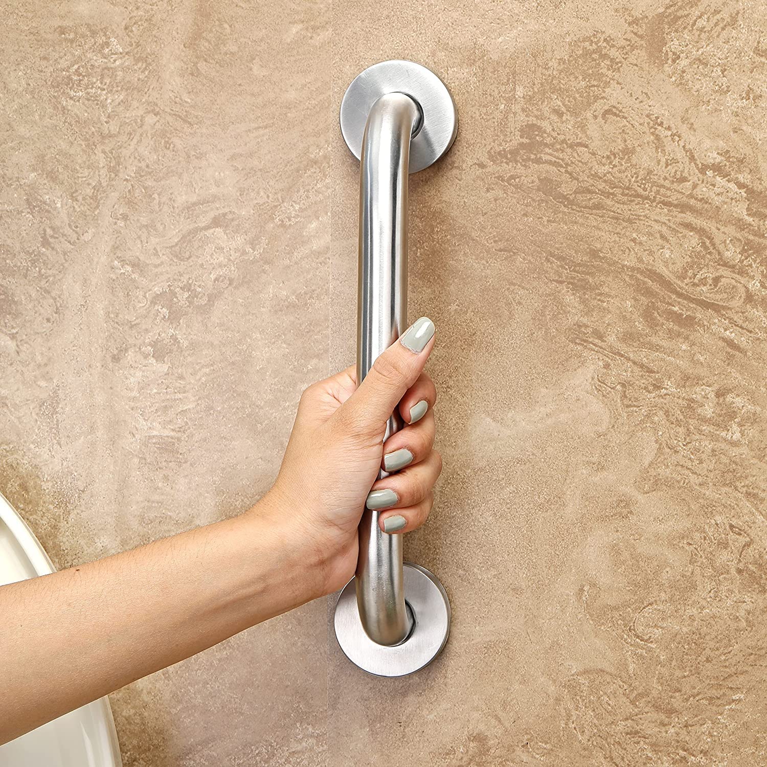 Stainless steel Shower standing handle