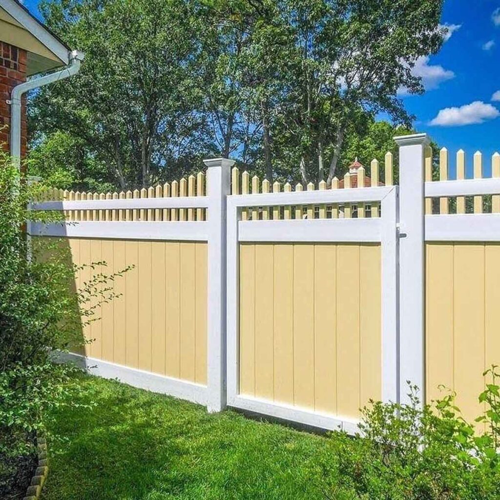Yellow Color Fence
