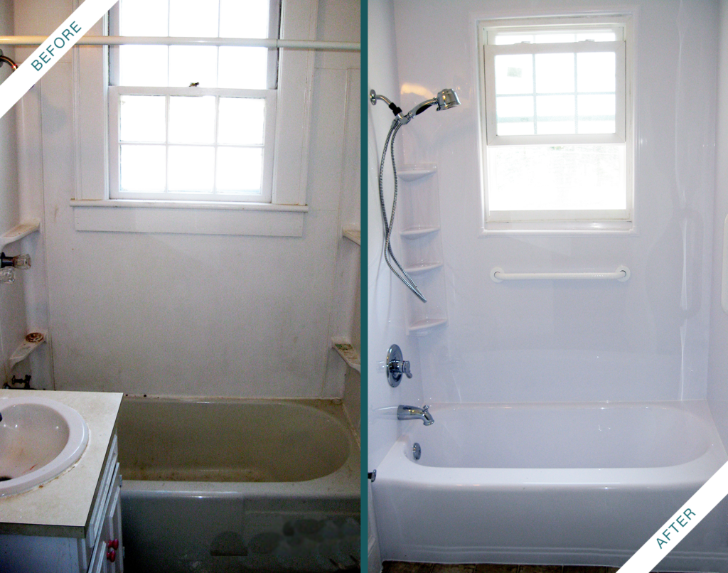 Bath Fitter before and after