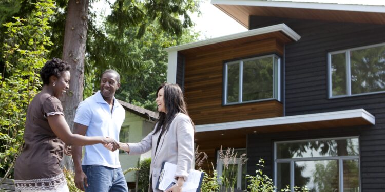 black couple buying house