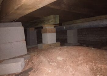 crawl space pier and beam