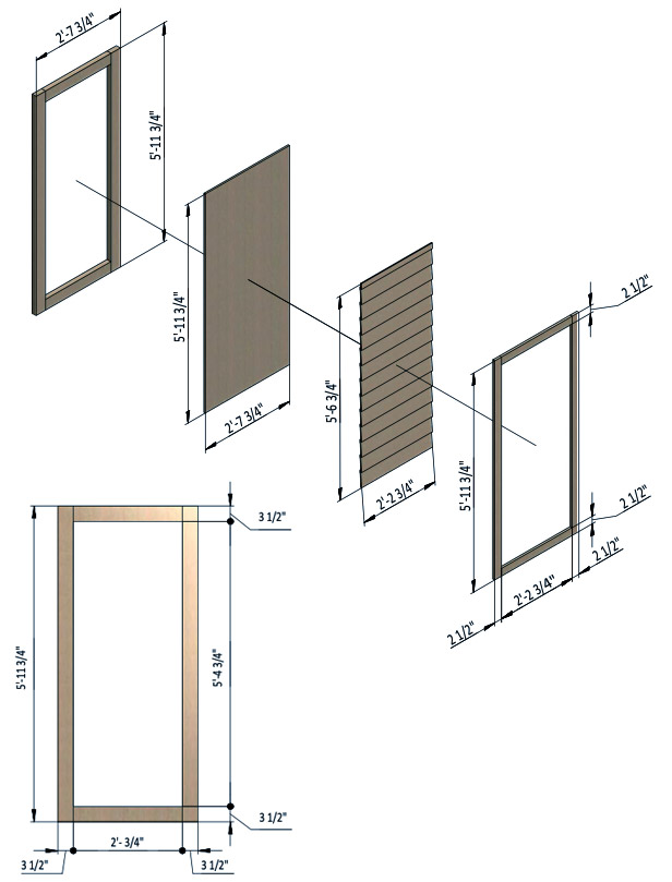tips to assemble the door 