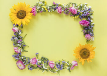 Artificial Flower Wreath