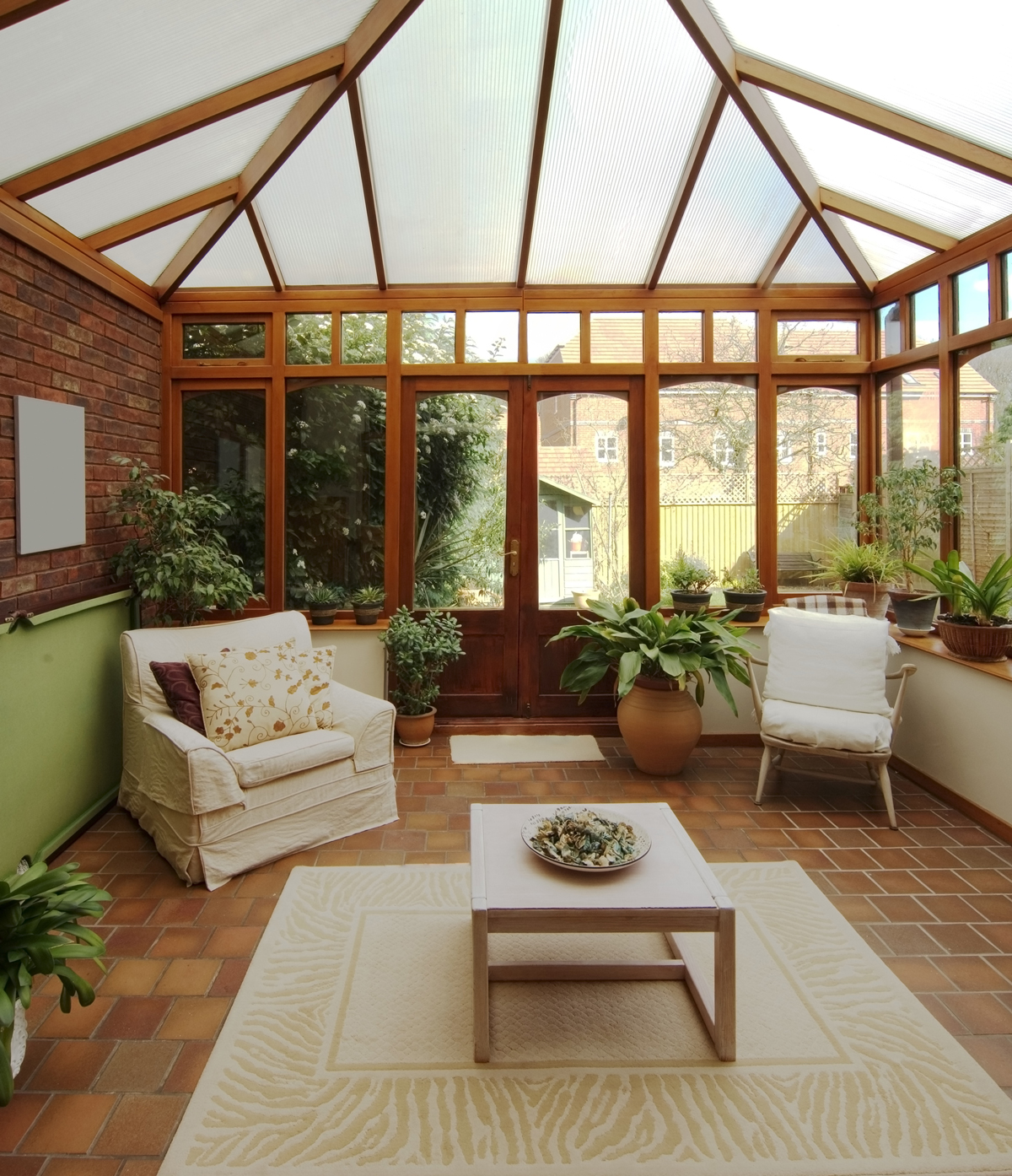 Gazebo style Extension Patio Roof