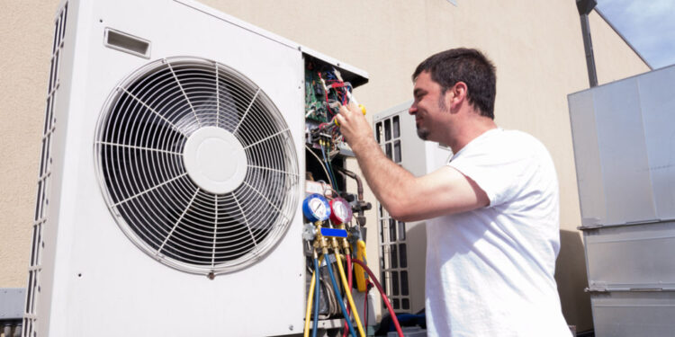 heating and cooling equipment serviced