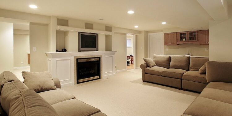 living space basement remodel