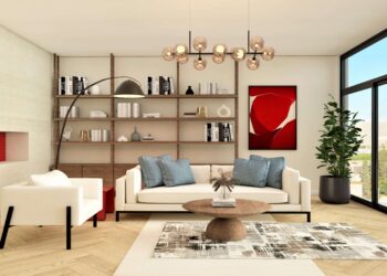 living room with sofa