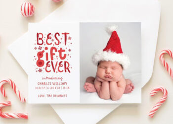 9 Funny Messages to Include in a Baby’s First Christmas Card