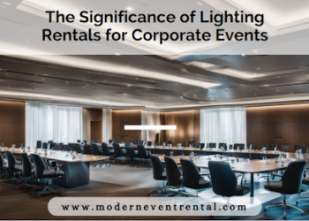 The Significance of Lighting Rentals for Corporate Events