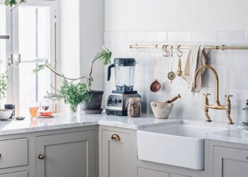 Incorporating Farmhouse Storage and Organization Into Your Home Using a White Storage Cabinet