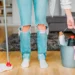 cleaning home